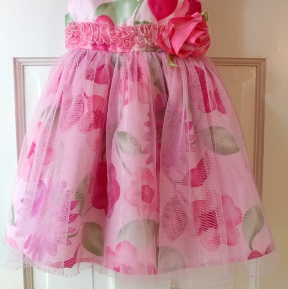 (SOLD) Youngland Pink floral dress - Picture 5 of 6